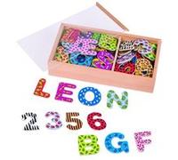 Goki Magnets: lettres et les chiffres 88-Piece Multicolor G