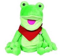 Goki Marionnette en peluche Frilo – grenouille verte – G