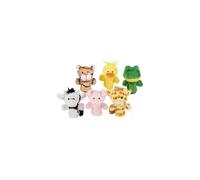 Toys Pure marionnettes à doigt Set Animaux Bébés 6 Pieces 7-8cm Multicolore G
