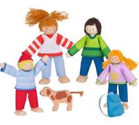 Goki Marionnettes Flexibles pour Camping Familial Multicolore 51863