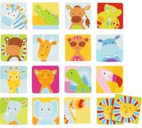 Goki- Memo Safari Jeux d'adresse, 56645, Multicolore