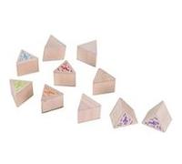 Goki Mémo des sons - Blocs en bois 7 x 7 cm - 12 pièces Multicolore