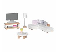 GOKI - Meubles pour poupées Style, Salon et Accessoires, Multicolore, S (51494)