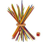 Goki Mikado bois cube de couleur arc-en-43 pcs Multicolor G