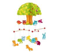 Goki - Mobile, cabane d'arbre jouets et accessoires pour berceau, multicolore (52873)