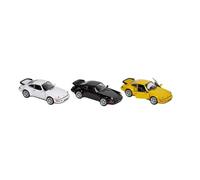 Goki - Porsche 964 Turbo, métal, 1:37, L= 11,5 cm Trains Jouets et Accessoires, Couleur (Multicolore) (12185)