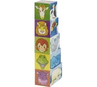 goki Puzzle à cubes Safari et Arctique - 5 pièces