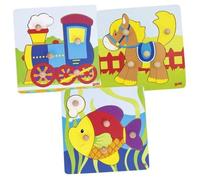 Goki - Puzzle à encastrements 4 pièces