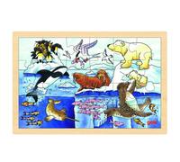 goki 57889 Animaux polaires, puzzle, multicolore (1 pièce)