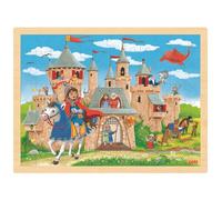 Gollnest & Kiesel Puzzle en bois goki 57335 Château des Chevaliers, 96 pièces, motif Ritteburg