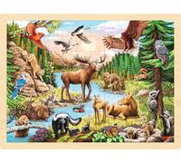 Gollnest & Kiesel Puzzle Animaux d'Amérique du Nord