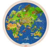 Goki- Puzzle en Bois, 2041656, White