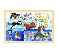 goki- Puzzle en Bois 24 pièces, 2041636 57889