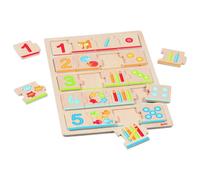Goki Puzzle en bois pour apprendre à compter, 20 pièces.