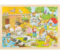GOKI Puzzle en bois Zoo pour enfants 48 pièces