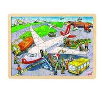 Goki Puzzle – L'aéroport – 96 pièces – Multicolore