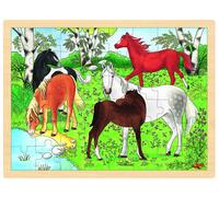GOKI - Puzzle Poney - 40x30 cm - 3 ans