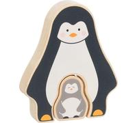 Jouet en bois Puzzle Premier âge Pingouin et son petit Goki® - J