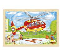 Goki Puzzle Puzzle Helicopter/fire Engine