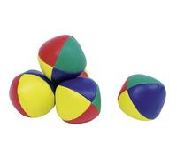 goki SA133 Balle de jonglage remplie de balles en plastique, Ø= 60 mm, multicolore
