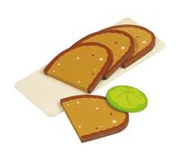 Goki Planche de tranches de pain en bois 51812 Imitation