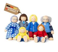 Goki Mini-poupées articulées SO218 Famille citadine Gollnest & Kiesel