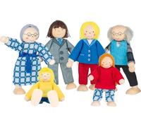 Goki - SO218 - Mini-poupées articulées - Famille citadine