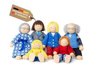 Goki - SO218 - Mini-poupées articulées - Famille citadine