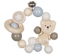 Hochet Grelot & Perles en bois Ourson Goki® - Jouets Bébé