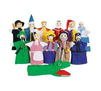 Gollnest & Kiesel – Marionnettes à la main SO450 – Assortiment 12 pièces en tissu – Set 2 Mixte