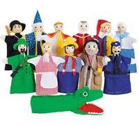 Goki Toyday Jouets Traditionnels et Classiques SO450 Assortiment de marionnettes à la main - Set 2, Mixte