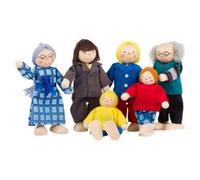 Goki Mini-poupées articulées SO218 Famille citadine Gollnest & Kiesel