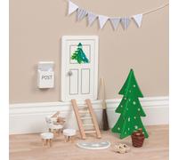 Goki Wooden Gnome Door, Scandinavian Tradition Advent, Christmas Decoration for