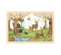 Goki wooden jigsaw puzzle dans la forêt, 24e.