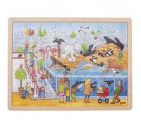 Goki zoo en bois puzzle de 48 pièces Multicolore G
