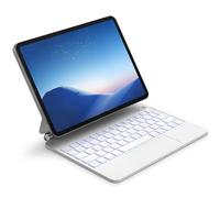GOKOCO Étui avec clavier magnétique pour tablette iPad Air (M3) 11" et Air M2 11" 2025 pour tablette Pro 11" 4e/3e/2e/1ère génération et Air 5/4e génération, pavé tactile multi-touch et visualisation