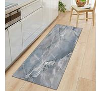 GOKSEL Tapis de Cuisine Abstraction & Marbre Antidérapant Tapis Cuisine Devant Evier Antidérapant Tapis de Sol Absorbant Lavable Décoration Tapis Antidérapant de Salle de Bain 60 x 120cm