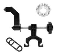 Goktvai Portable Support Centrage pour Roue de Vélo, Professionnel Outil Réglage Jante Vélo avec Clé à Rayons Mini Outil Réparation Stable pour VTT Route Entretien Roue (Noir)