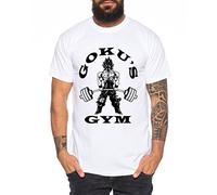 Goku Golds T-Shirt pour Homme One Goku Dragon Master Son Ball Vegeta Turtle Roshi Piece Golds DB, Farbe2:Weiß;Größe2:XL
