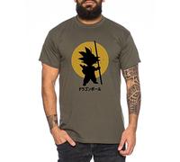 Goku Sun Son One Dragon Master Son Ball Gym Vegeta Roshi Piece Golds T-Shirt pour Homme, Farbe2:Khaki;Größe2:M