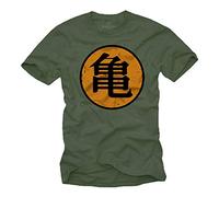 Goku T-Shirt pour Homme Kame Dragon Vert L