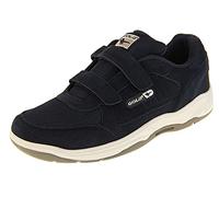 Gola Ama202 Belmont Véritable Cuir Suédé Baskets Scratch Hommes Chaussures Larges Bleu Marine EU 42