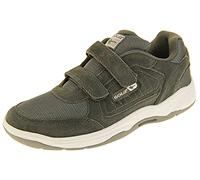 Gola Ama202 Belmont Véritable Cuir Suédé Baskets Scratch Hommes Chaussures Larges Gris EU 45