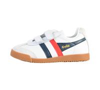Gola Baskets basses enfant HARRIER LEATHER VELCRO in Blanc 34