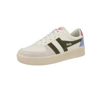 Gola Baskets basses 'Grandslam Trident' crème / bleu / rouge / noir / blanc, Taille 37