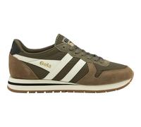 Gola Baskets Daytona Chute pour homme, Kaki/tabac/blanc cassé, 9.5