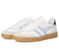 Gola Baskets en cuir Viper pour femme, Blanc/Air/Bleu marine/Gomme, 9.5