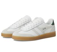 Gola Homme Viper Leather Chaussures, White-White-Evergreen-Gum, 43