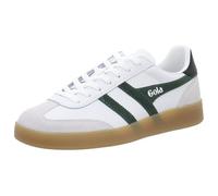 Gola Baskets en cuir Viper pour homme, Blanc/vert persistant/noir/gomme, 45 EU