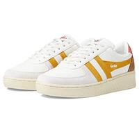 Baskets GOLA Grandslam Trident Blanc - Lacets - Cuir - Homme